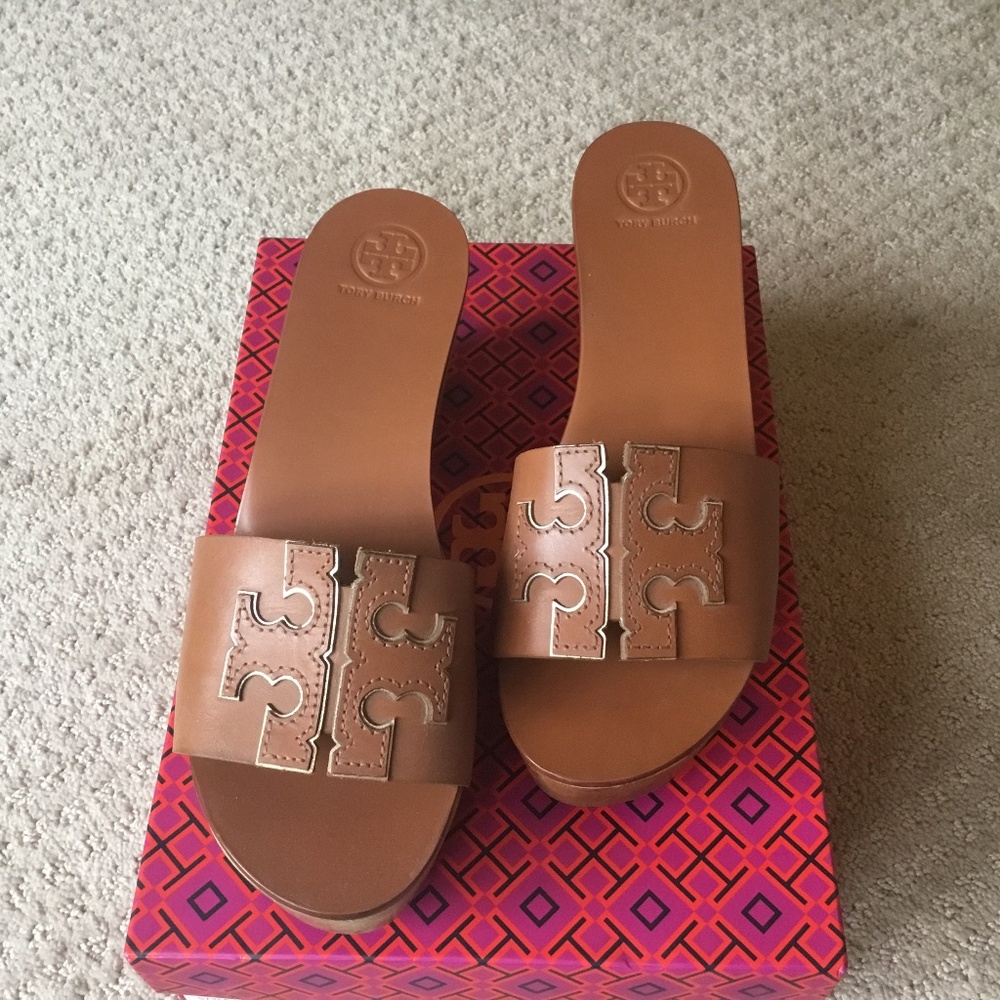 Tory Burch Platform Wedge Slide